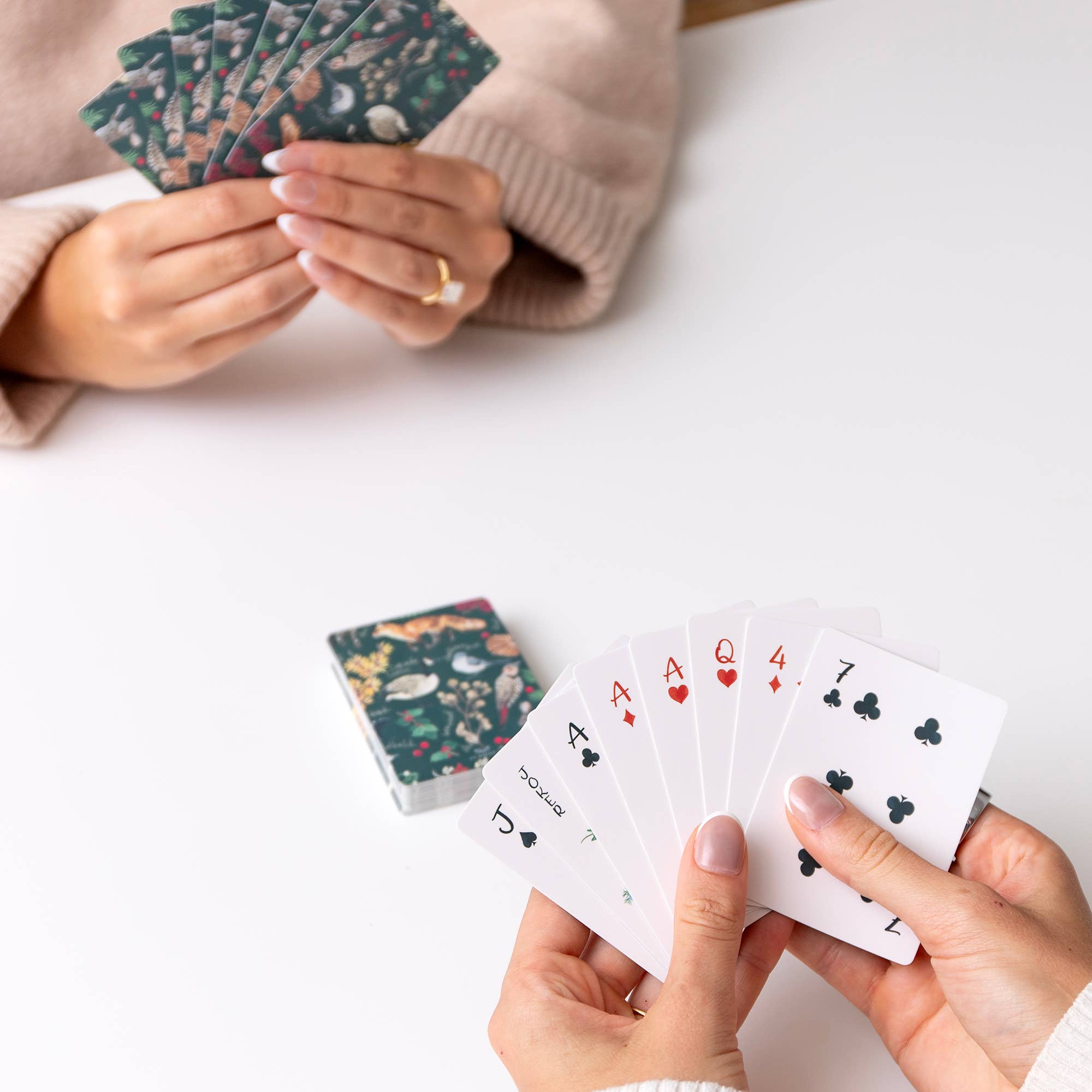 1canoe2 | One Canoe Two Paper Co. - Wholesale Playing Cards - Winter Flora & Fauna Deck of Playing Card3