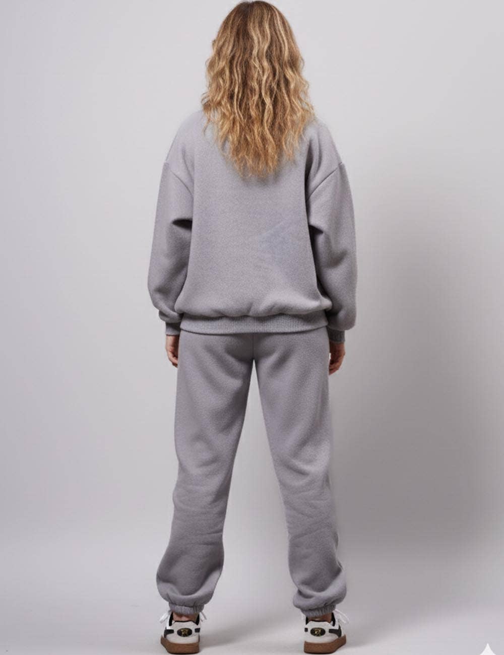 Sweetkama - Wholesale Lounge Set - Women's - Ladies Solid Color Sweatshirt and Pants Sets 211021A17