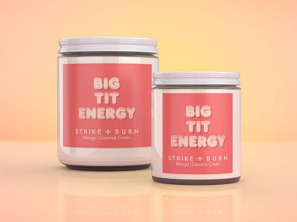 Strike and Burn Candles & Gifts – Engroshandel Glaslys – Stor Barm Energi Lys - Kropspositiv Gave til Kvinder