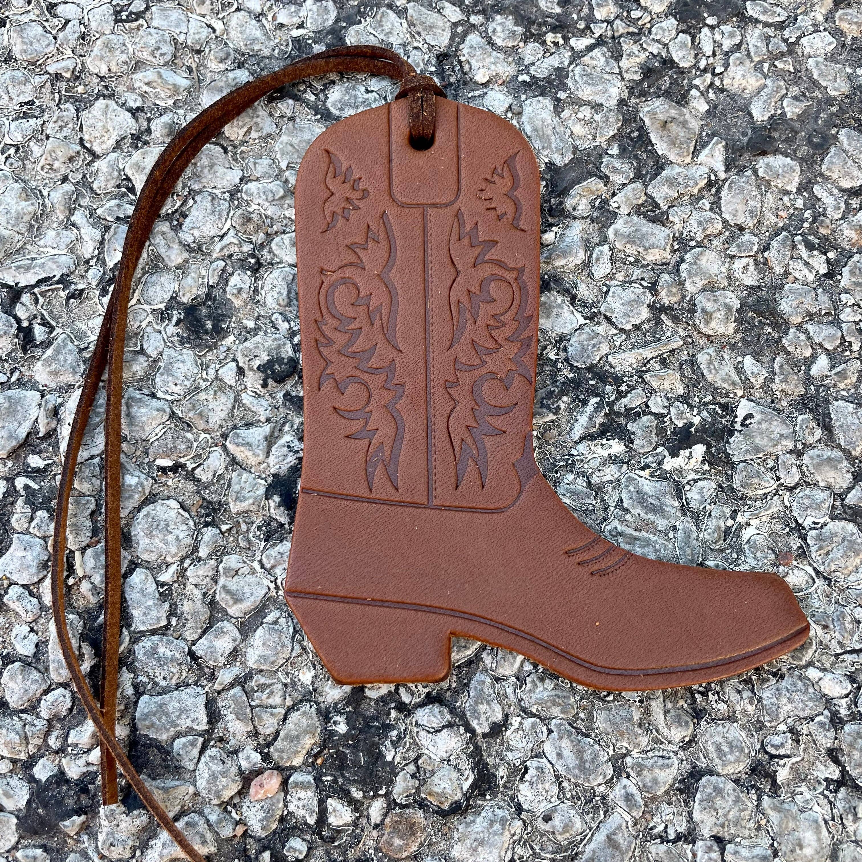 Callahan Leather Co. - Wholesale Car Freshener - Unisex - Fancy Boot Air Flair1