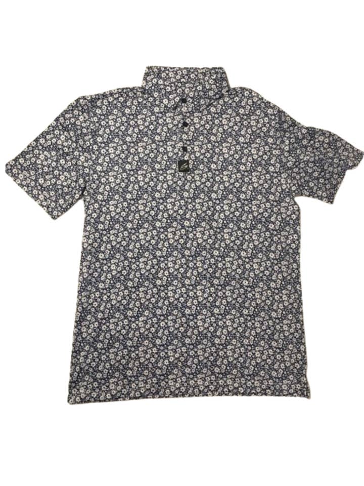 CG Golf Polos - Wholesale Polo – Men’s - Floral - Mens Premium Performance Golf Polo1