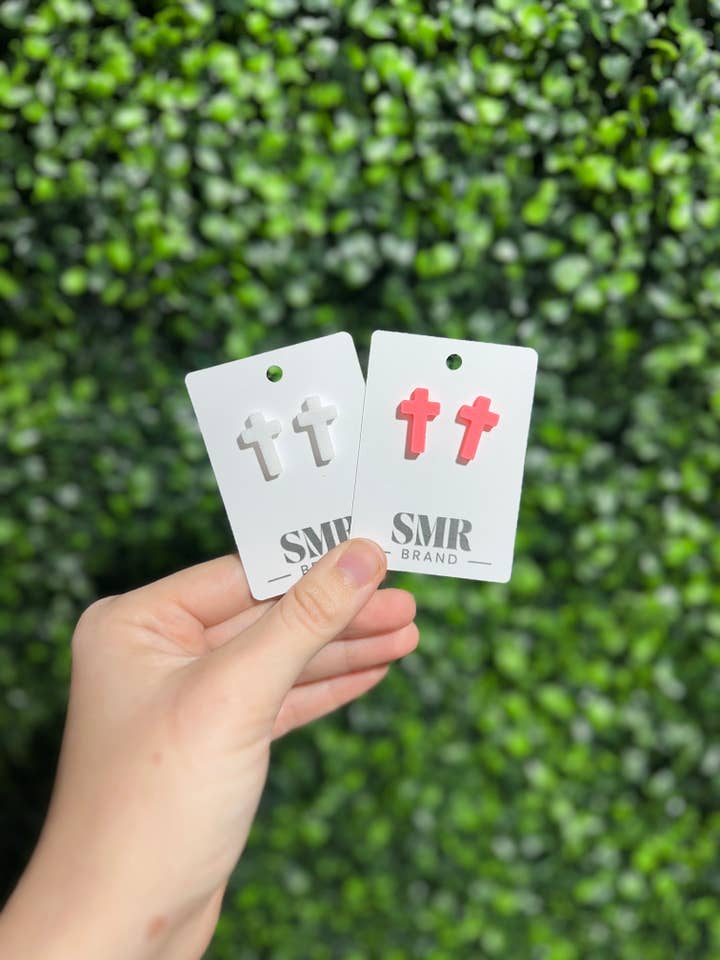 Cross Stud Earrings for wholesale by SMR Wholesale