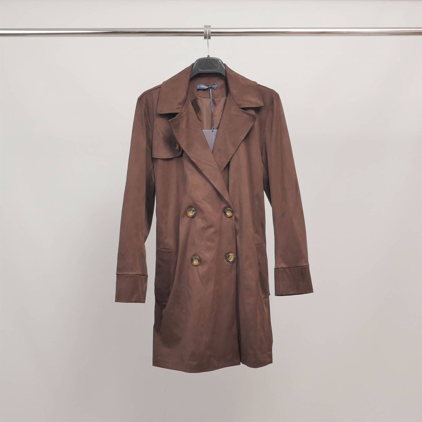 Cecile Wang – wholesale Trench coat – Women’s – Double-breasted belted trench TDM373220