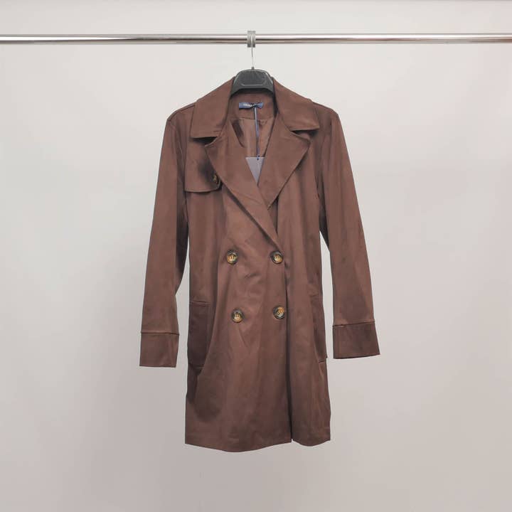 Cecile Wang – wholesale Trench coat – Women’s – Double-breasted belted trench TDM37322