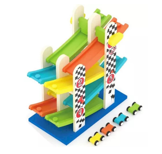 ACOOL TOY - Wholesale Wood Toy - Kids - AC6653  Ramp Race / AC6694 Roller Coaster (Double Ramp Race)1