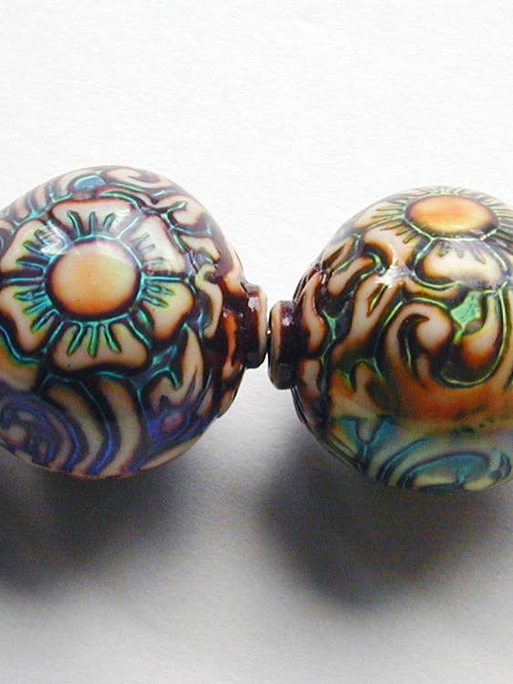 Mirage Beads (Polymer)- Shangri La for wholesale by Tika