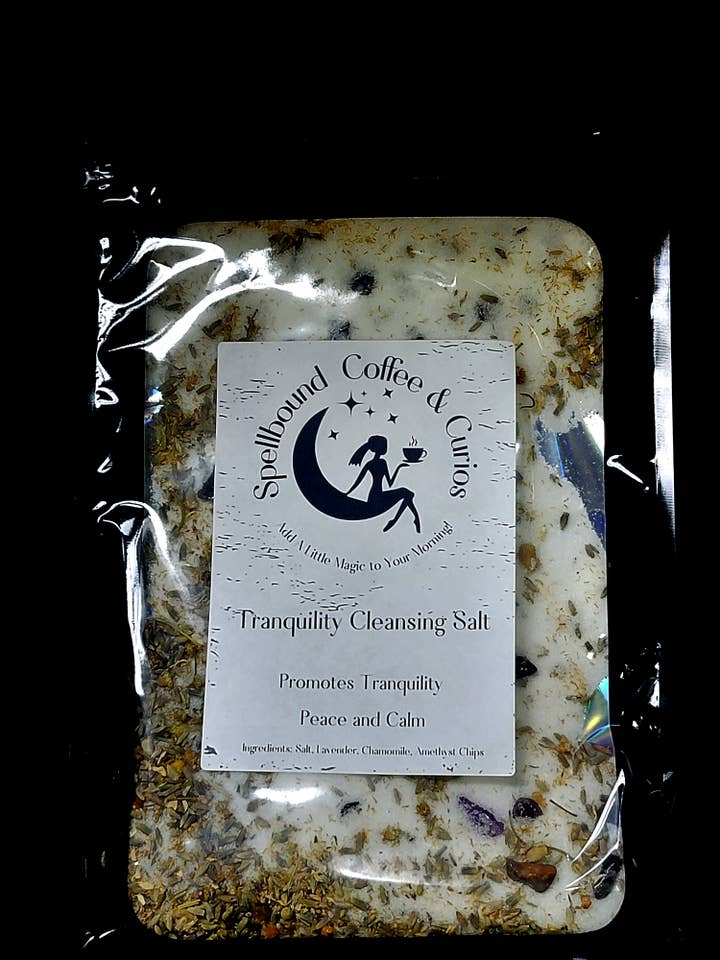 Sel nettoyant Tranquility pour la vente par Spellbound Coffee & Curios