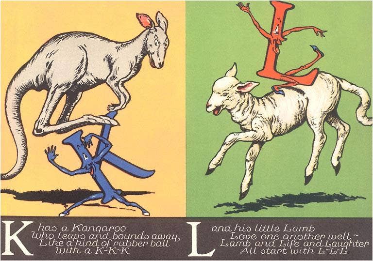 Found Image Press - Wholesale Sticker - Sticker KF-502 Kangaroo and Lamb0