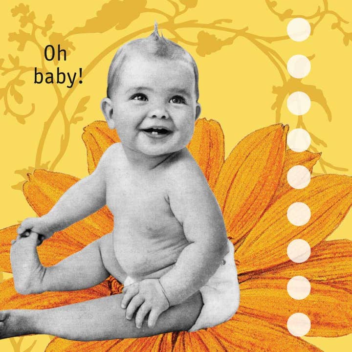 ¡Oh bebé! Tarjeta de gabinete para venta al por mayor de Potluck Press