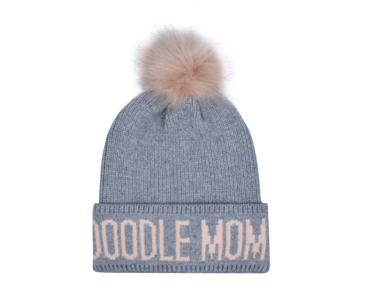 HATPHILE - Wholesale Beanie - Women's - HatPhile Doodle Mom PomPom Knit Beanie – Cozy Toque Stocking for Doodle Lovers1