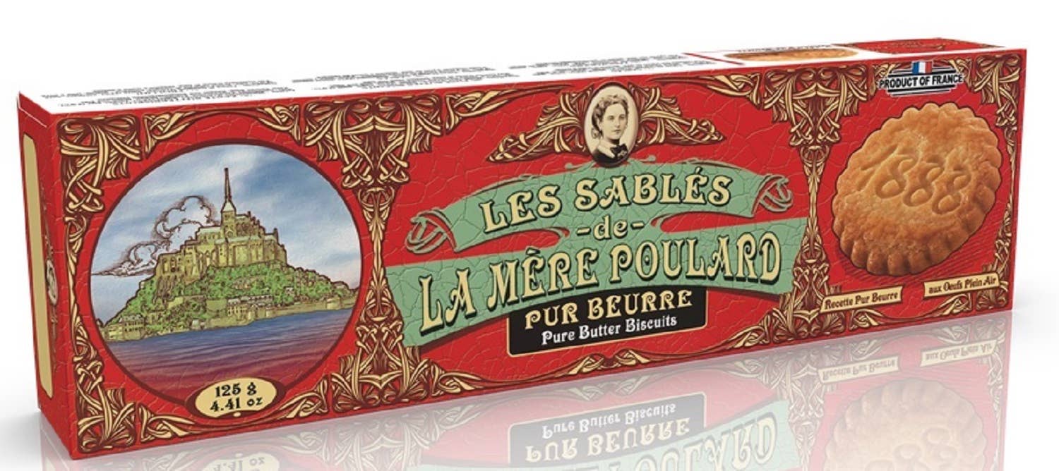 Biscuiterie La Mère Poulard - Wholesale Cookie - 125g Shortbread Collector Case0