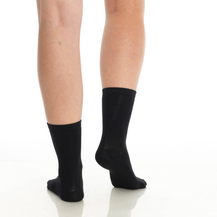 Bambooven - Wholesale Socks - Women's - Women’s Bamboo Crew Socks-Super Soft, Odor Free 3-Pack 21