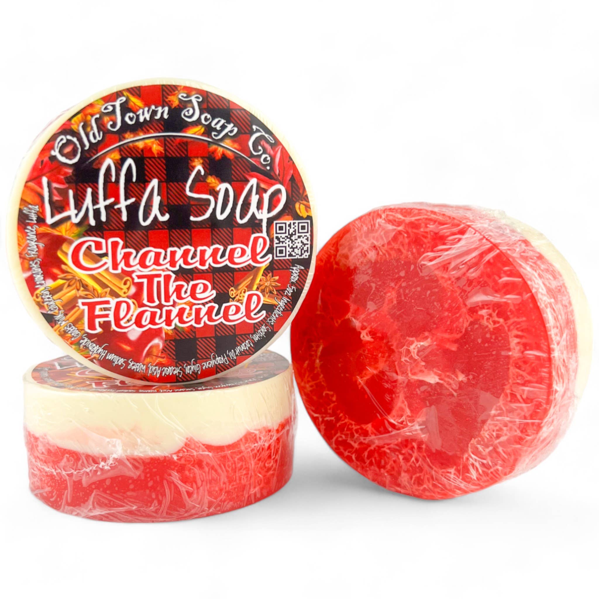 Old Town Soap Co. - Wholesale Bar Soap - Fall Scented Luffa Soap2