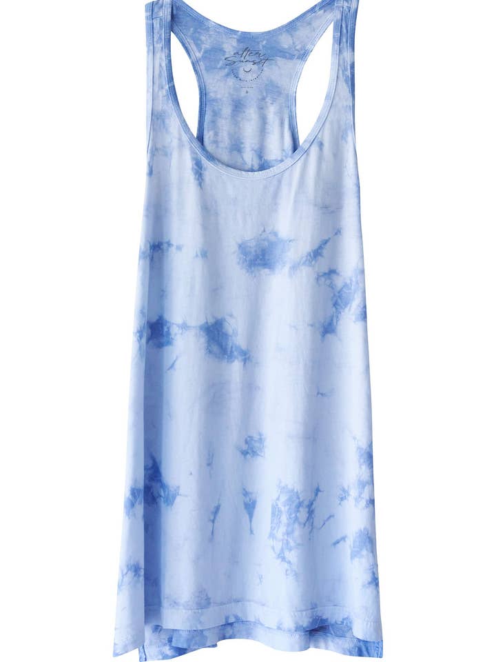 Sleep Dress Cloud-blue Tie-dye for wholesale by After Sunset