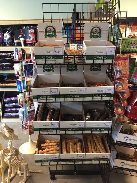 Lucky Premium Treats - Wholesale Pet Bone/Rawhide - Dog - BULK BOX CHICKEN WRAPPED Stubby 12 count5