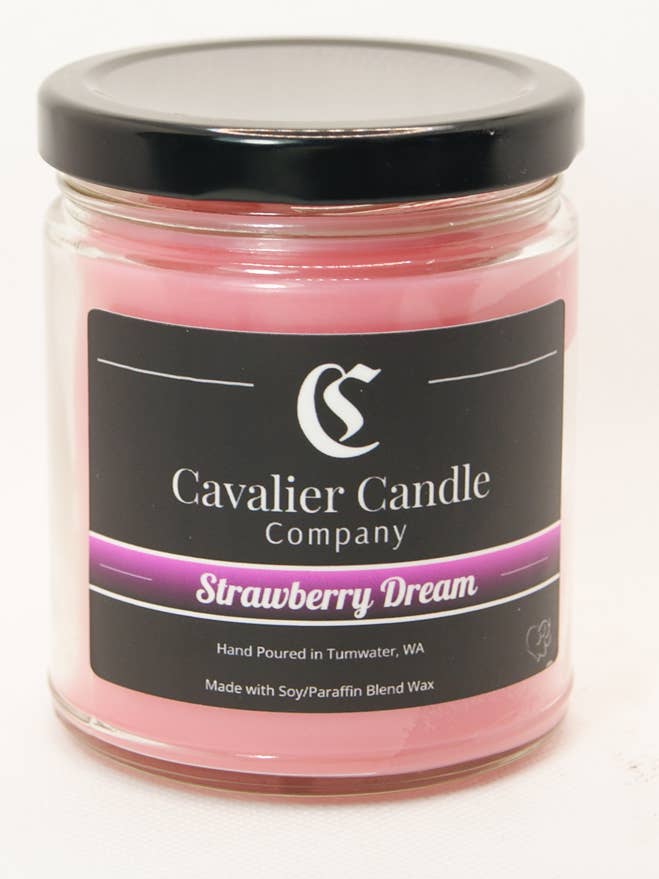 7oz Strawberry Dream Candle for wholesale by Cavalier Candle Company