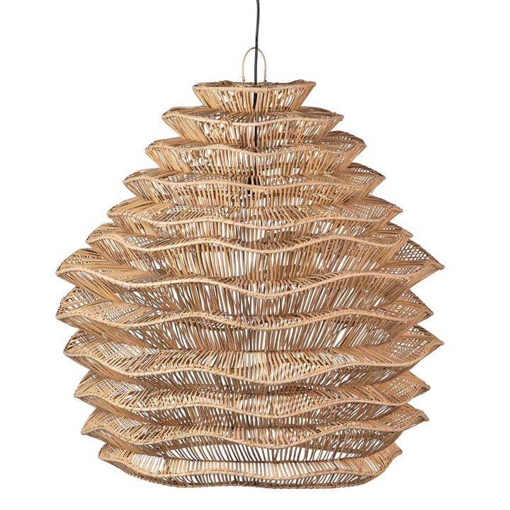 Deckenlampe aus natürlichem Weidengeflecht 100 × 100 × 100 cm für den Großhandel von Ethan Chloe - GARPE GROUP - GARCIA PÉREZ Y CÍA S.L.