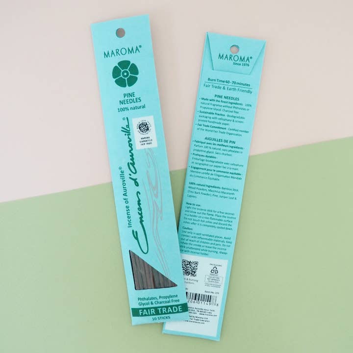 Premium Stick Incense Pine Needles for wholesale by MAROMA USA