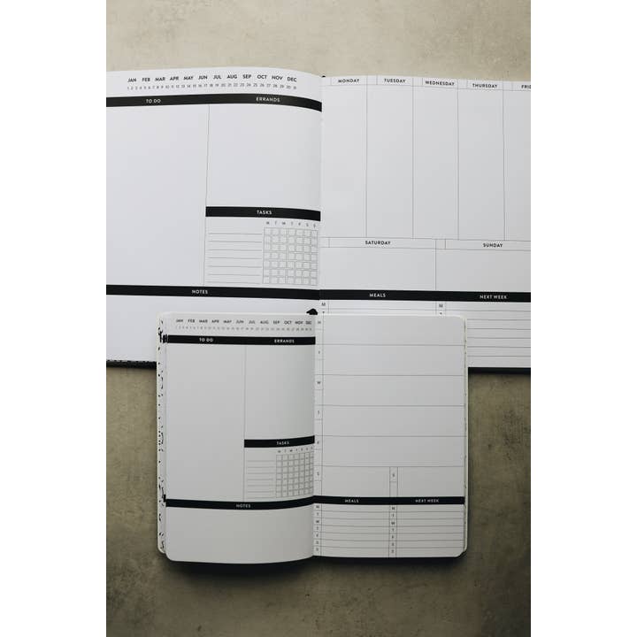 Rad & Happy - Wholesale Planner - 5x8 Undated Planner - Leaves Edition5