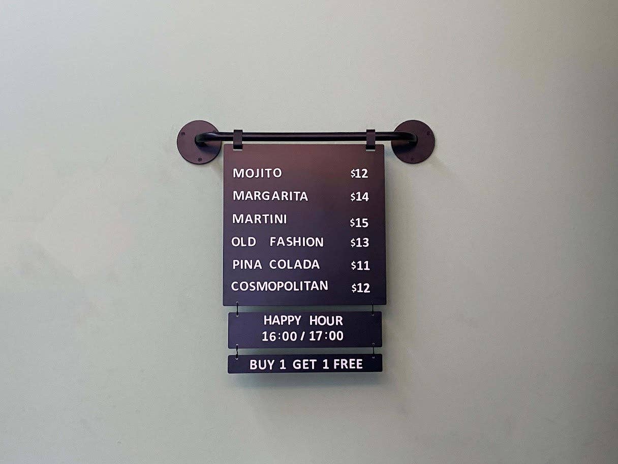 OtimSan - Venta al por mayor Pizarra - Pizarra de menú con letras magnéticas5