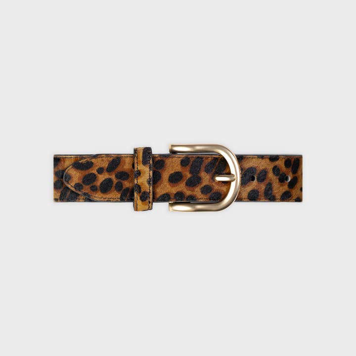 Women's leather fashion belt - Leopard for wholesale by BILLYBELT