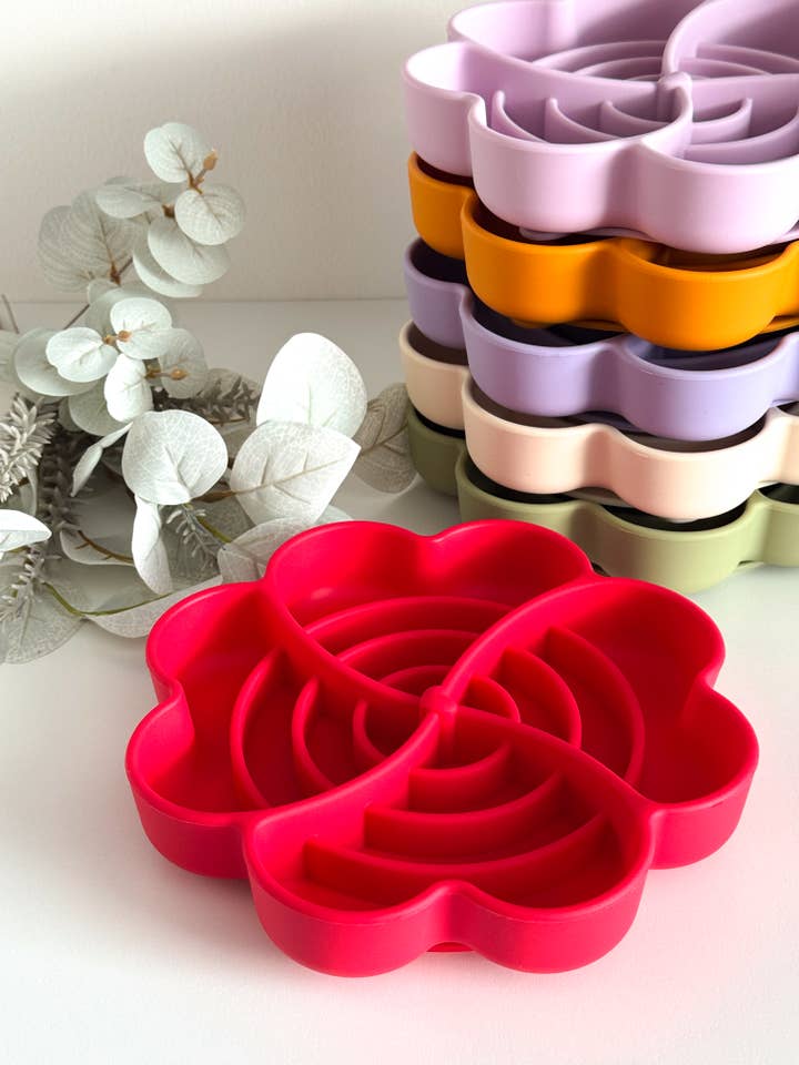 Bloom Slow Bowl, Futternapf für Hunde, Futtermatte Haustiere für den Großhandel von Doggotique