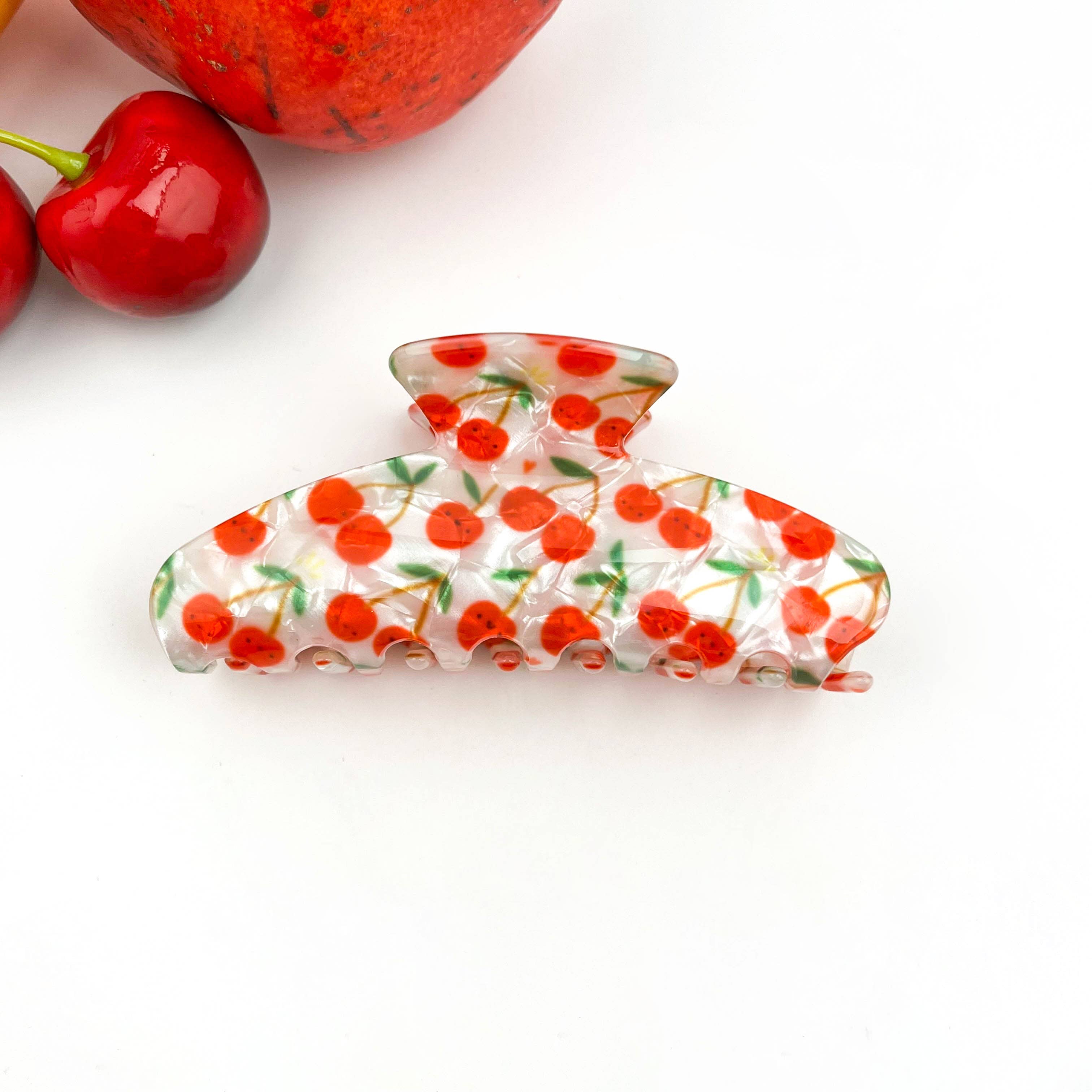 TheDivaSoap - Wholesale Hair Clip - Women's - Fruity Hair Clip, Cherry & Strawberry Hair Claw Clip2