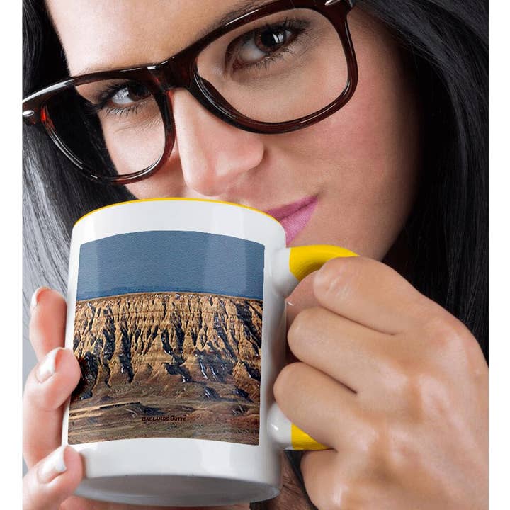 3dRose - Wholesale Coffee Mug - 3dRose, Badlands Butte, Badlands National Park, SC, Mug1