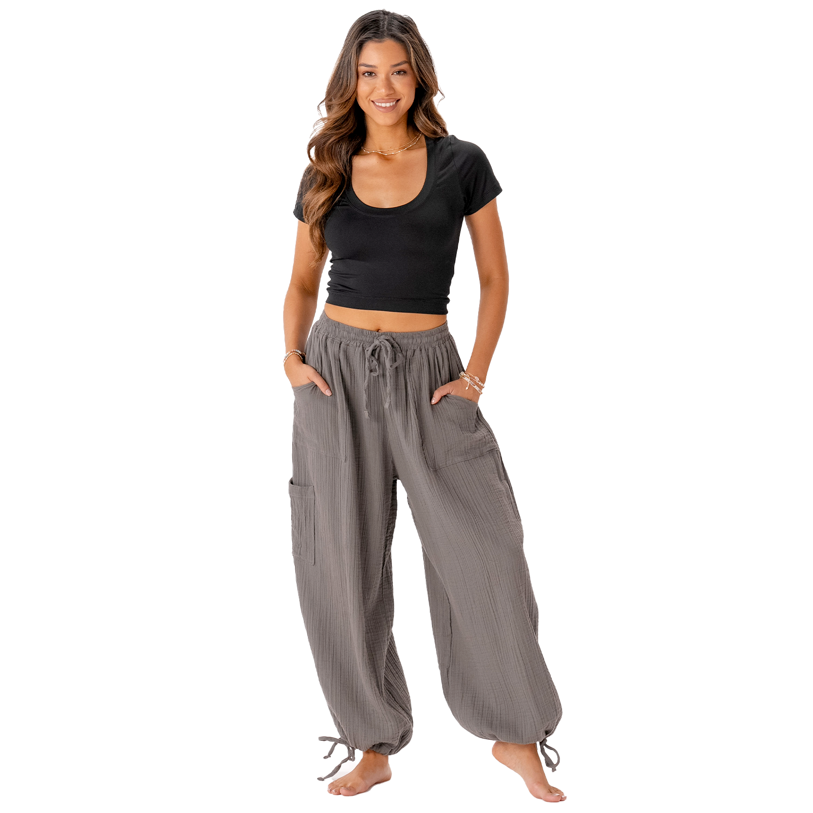 Lotus and Luna – Großhandel Hose – Damen – Granite Adventure Cargo-Hosen10