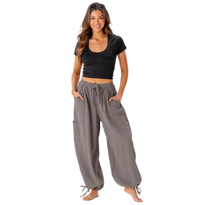 Lotus and Luna – Großhandel Hose – Damen – Granite Adventure Cargo-Hosen10