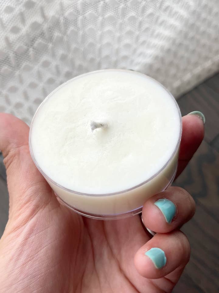 Label Free Maxi Tea Light | Handmade | Frankincense & Myrrh for wholesale by Wicks and Whims