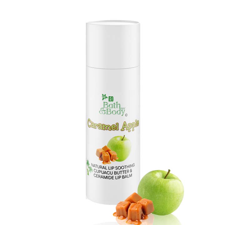 Caramel Apple Lip Balm | Braziliaanse Cupuacu Butter Formula voor wholesale door Earth’s Own Bath & Body LLC