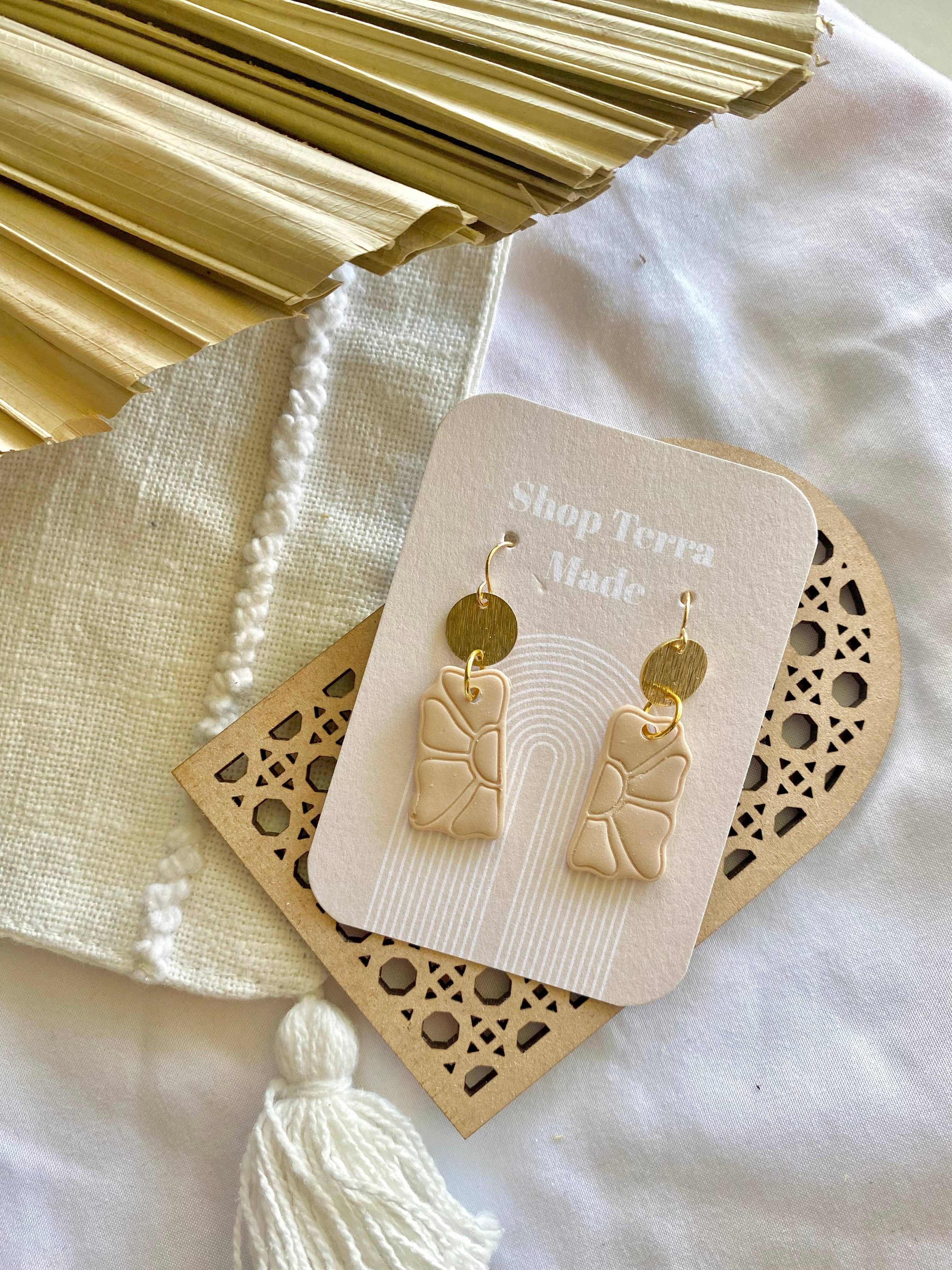 Terra Made - Wholesale Dangle Earrings -  Matisse Dangle Earrings - Translucent Shade1