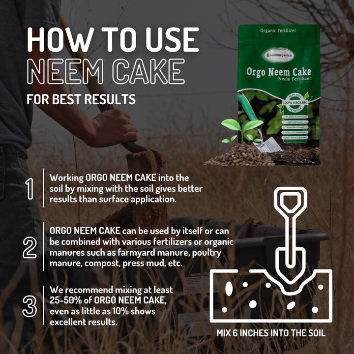 Neem Organics - Wholesale Fertiliser - Neem Cake Fertilizer 5lb2