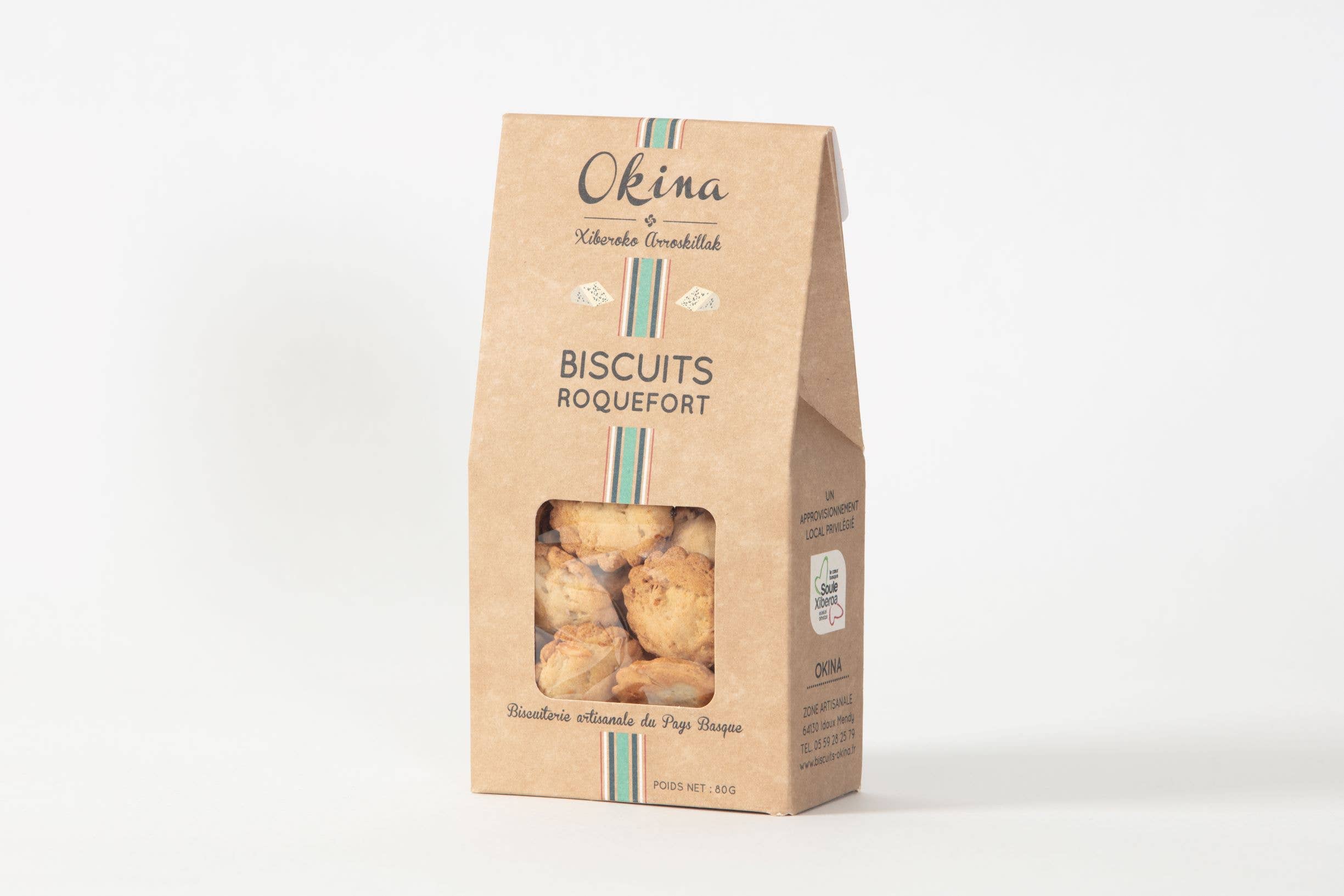 OKINA - Wholesale Crackers - Roquefort aperitif cookies