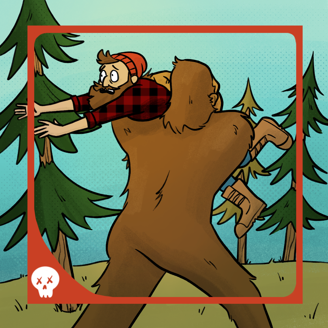 Left Justified Studio & Prolific Games - Vente Jeux de cartes - Squatch & Seek — Jeu de cartes Lumberjack & Sasquatch Northwoods6