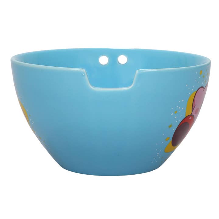 Bioworld Merchandising - Wholesale Bowl - Kirby Blue Ramen Bowl with Logo and Chopsticks3