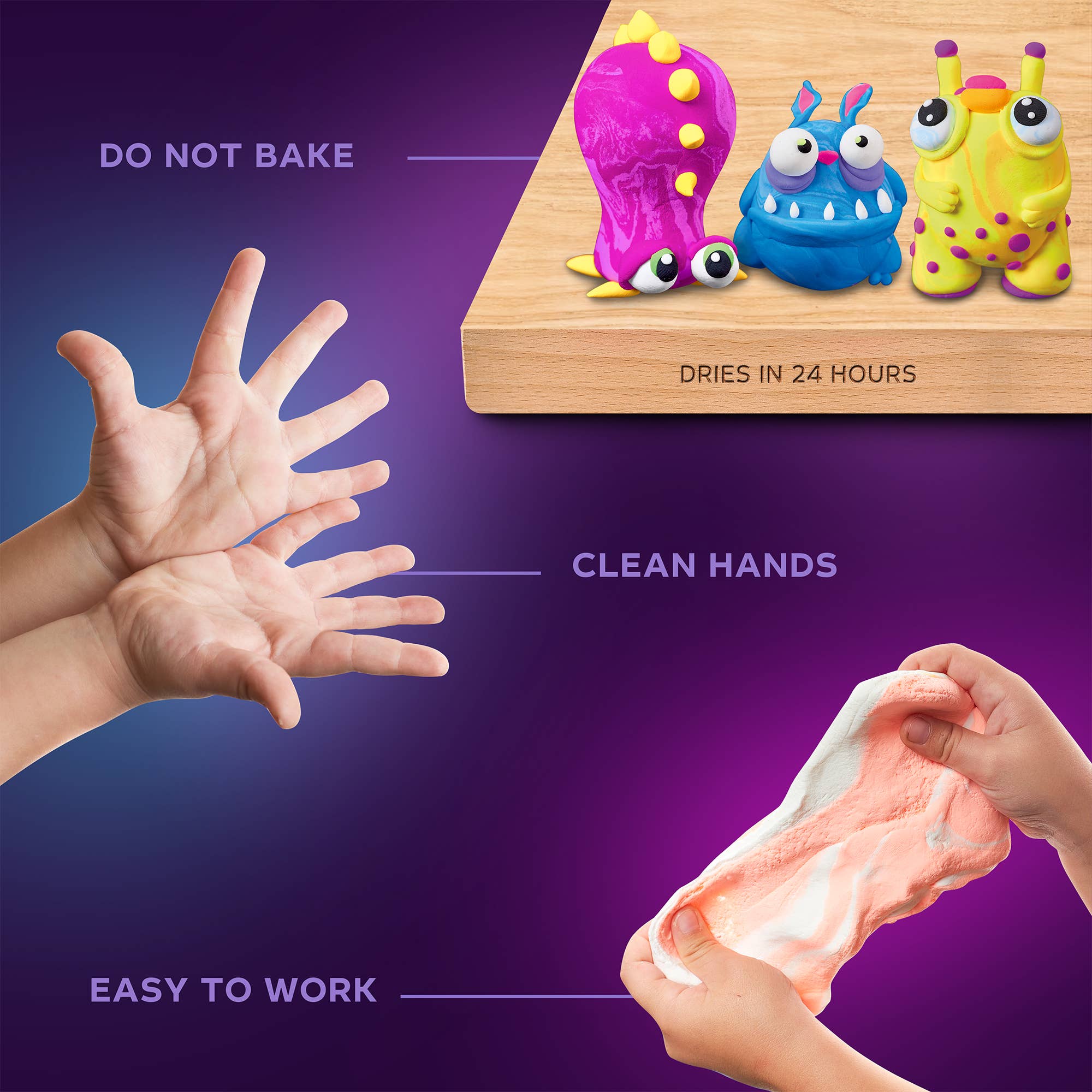 Fainotoys - Wholesale Art Set - Kids & Baby - OKTO Air Clay Set for Creativity – 36 Colors7