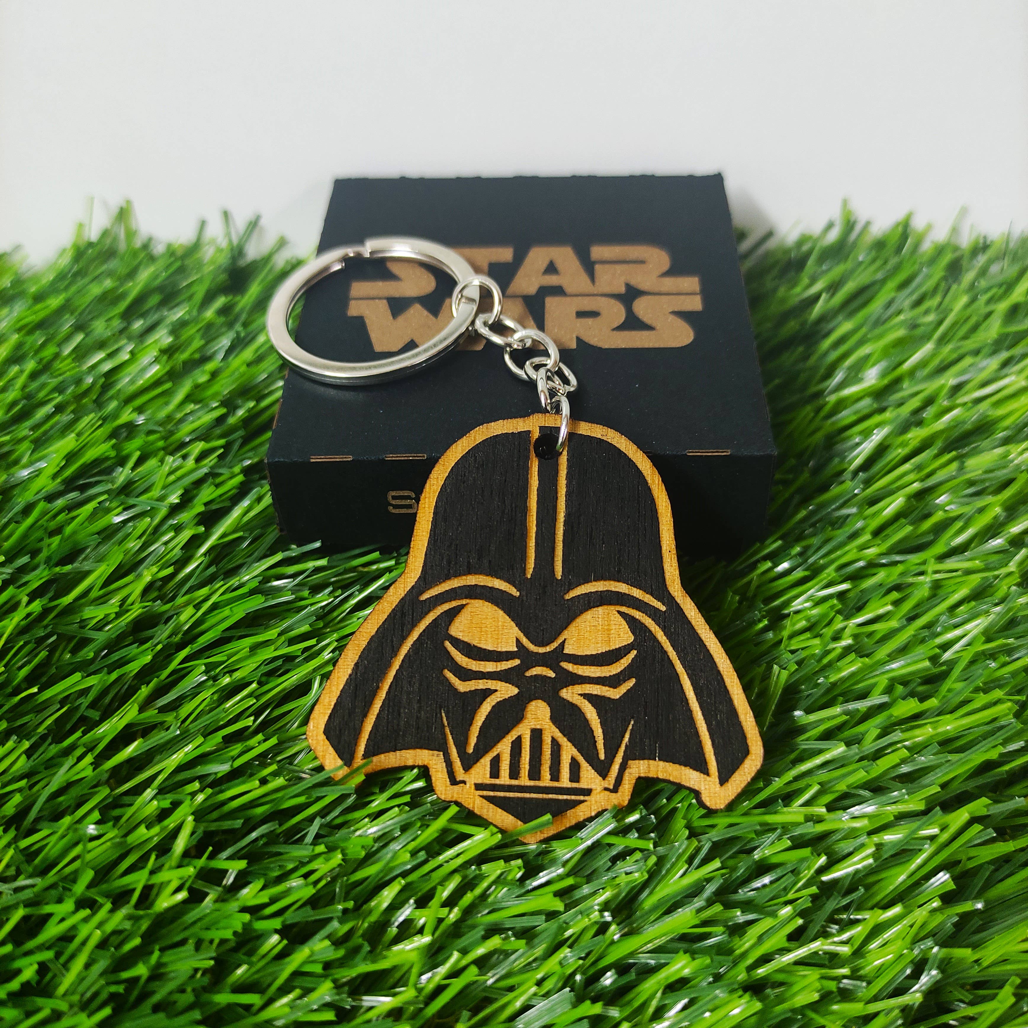 Herbs&Belles – wholesale Keychain – Unisex – Wooden Star Wars Keychains, Grogu, Darth Vader, Stormtrooper2