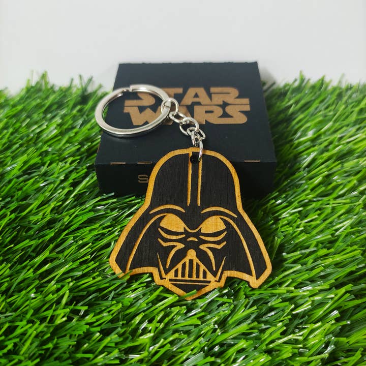 Herbs&Belles β wholesale Keychain β Unisex β Wooden Star Wars Keychains, Grogu, Darth Vader, Stormtrooper2