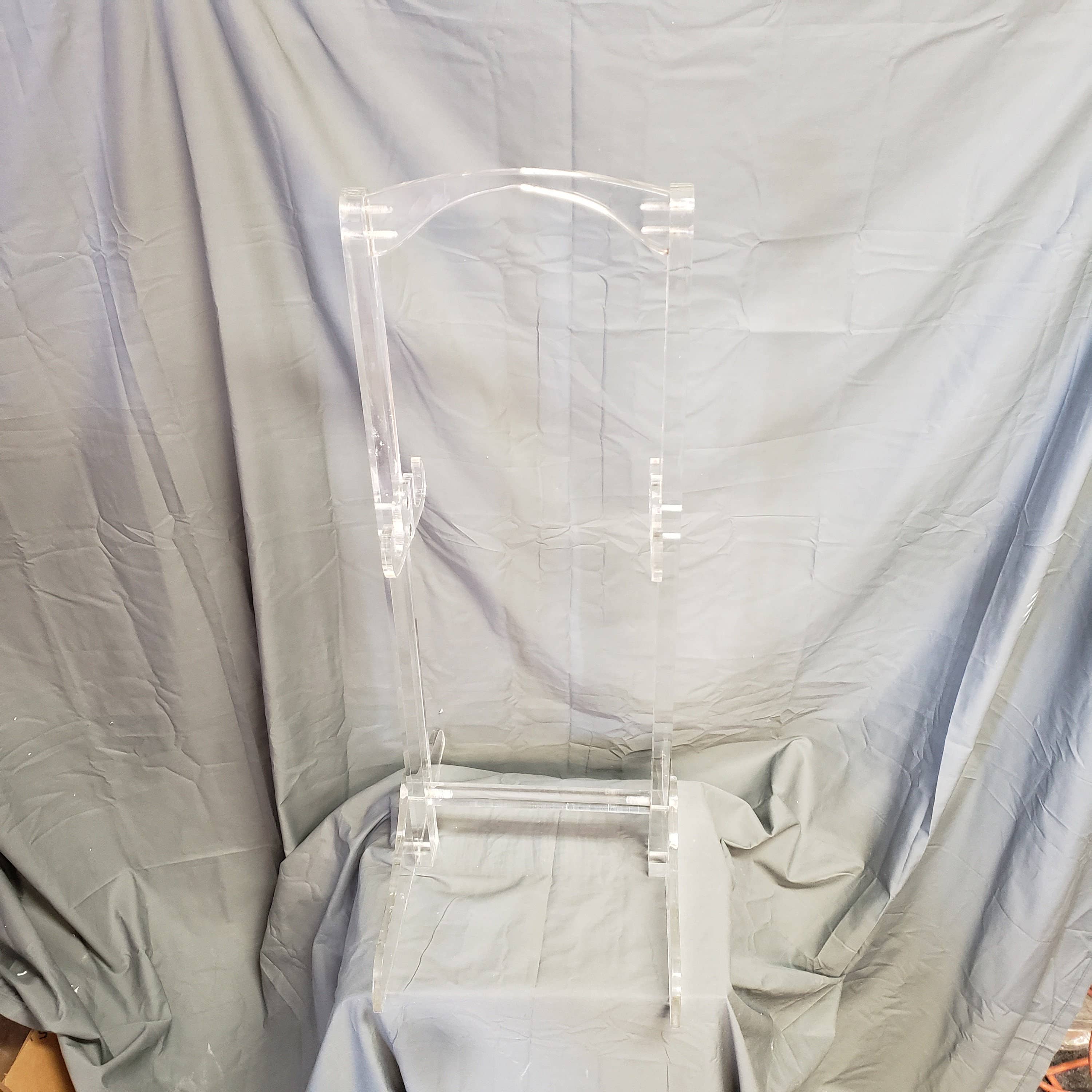 Plasticmart - Wholesale Side Table - Acrylic TV Tray Table Set of Four with a Stand3