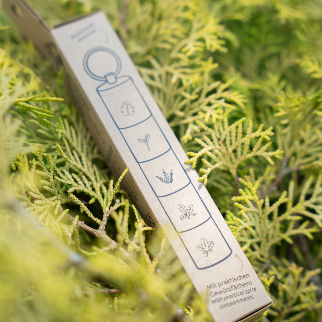 Pandoo - Wholesale Dried Spice Mix - Aluminium travel spice set with spreader13