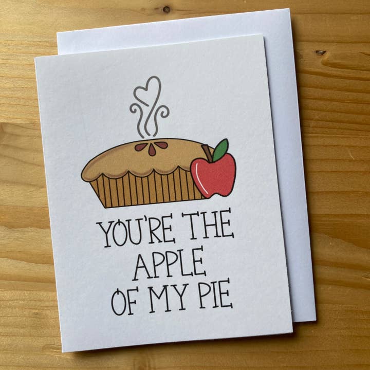 Cartão torta de maçã por atacado de Craftinista Girl