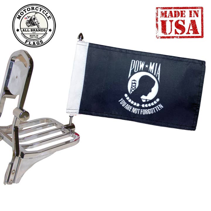 POW MIA 6x9 Motorcycle Biker Flag for wholesale by All Brands LLC