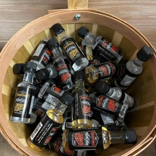 Fairhope Favorites, Inc. - Wholesale Hot Sauce - Bulk Mini Assorted Moonshine Hot Sauce - 3 Originals2