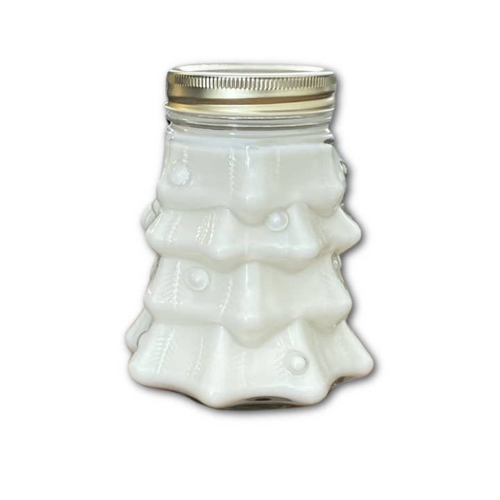 Oily Blends - Wholesale Jar/Filled Candle - Christmas Tree Soy Wax Christmas Candles Decor 20 oz