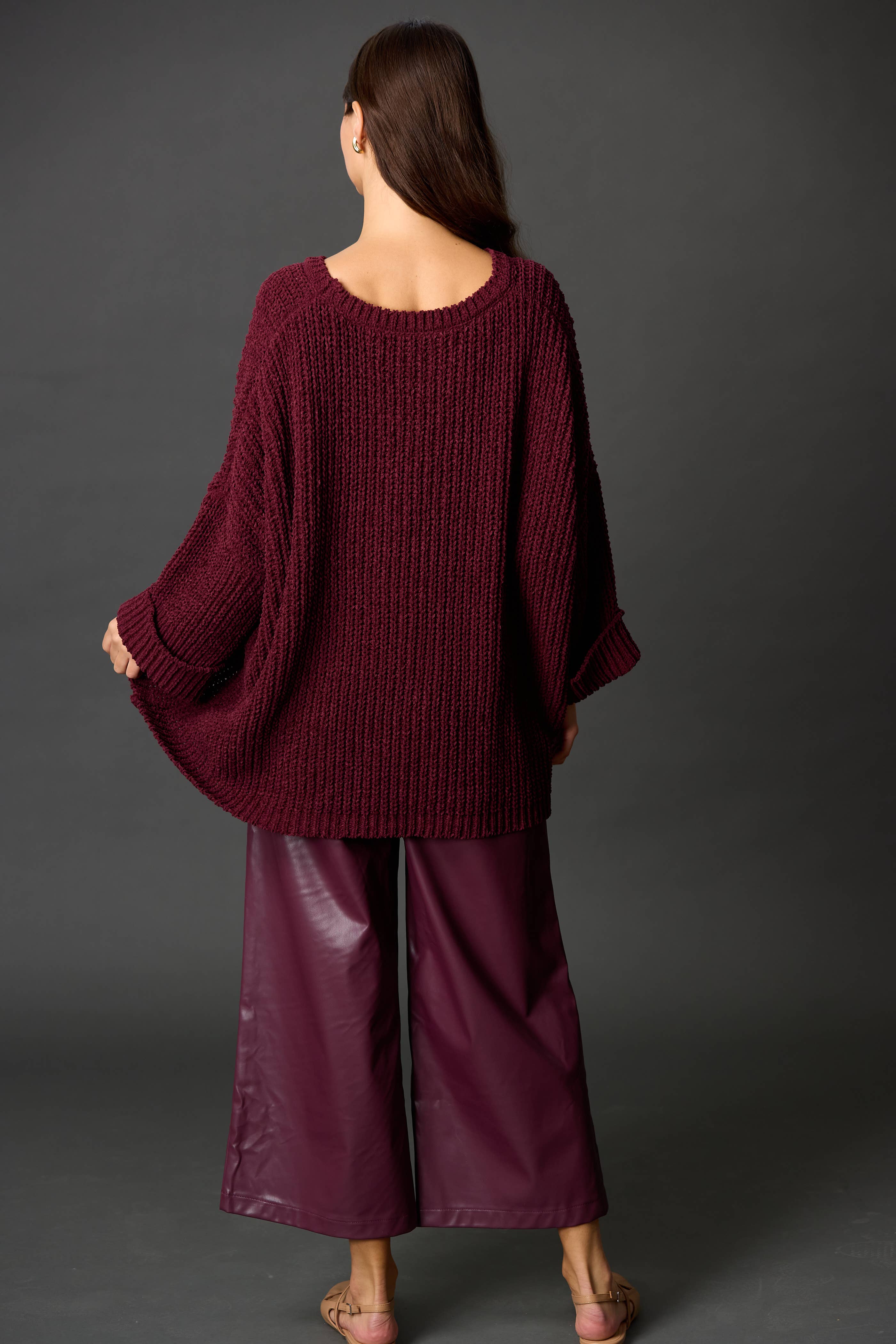 Before You Collection - Vente Pull tunique – femme - Pull oversize en chenille9