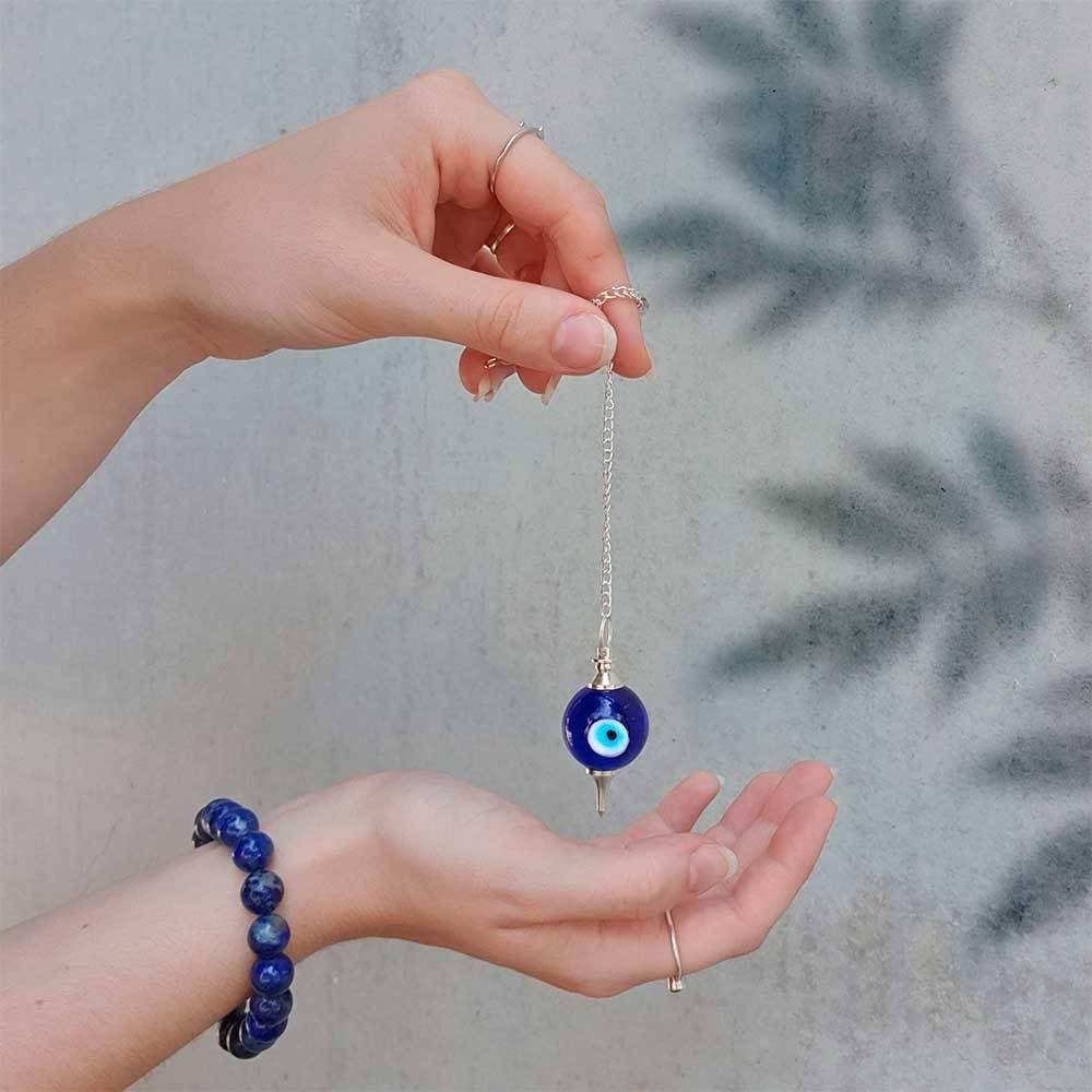 Vives de la Cortada S.L - Wholesale Meditation Supplies - Turkish Eye Pendant in Silver Plating (MER10)2