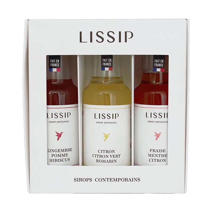 Discovery Geschenkbox – 3 Sirupe Cordial für den Großhandel von Lissip