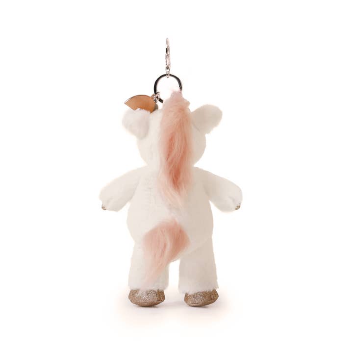 OB Designs Australia - Wholesale Keychain - Kids - Misty Unicorn Bag Charm (Vegan Angora) 7"/ 18 cm2